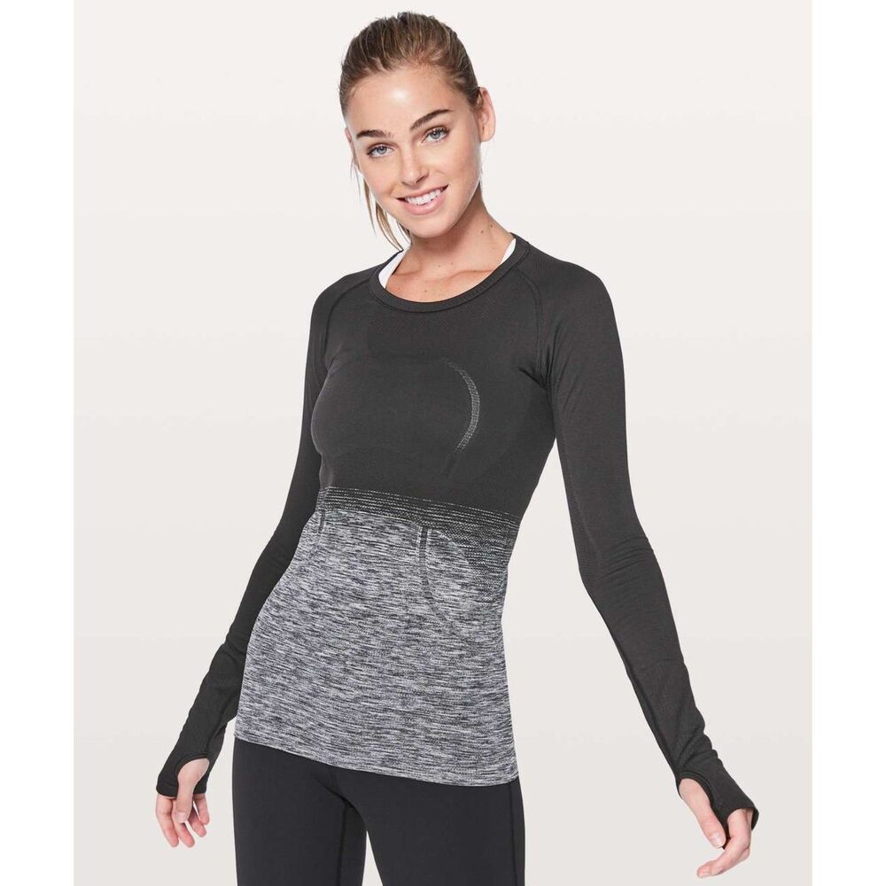 Lululemon Swiftly Tech Long Sleeve Crew Top Shirt Womens 4